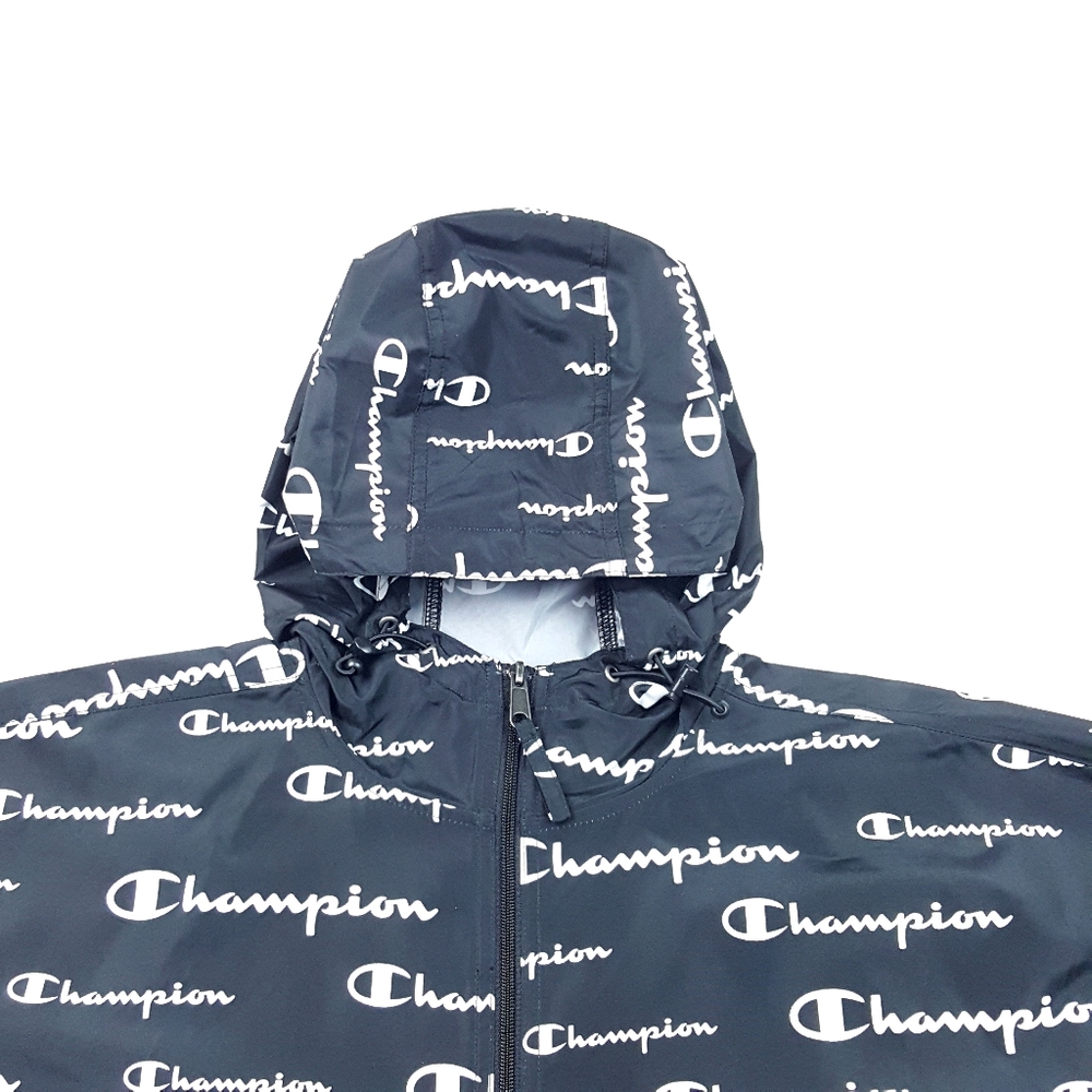 Champion Men's Solid Script Packable Jacket - Picture 2 of 9